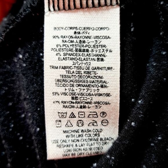 Free People Black Kimono Embroidered Sleeve‎ Tunic Size S - Picture 8 of 10